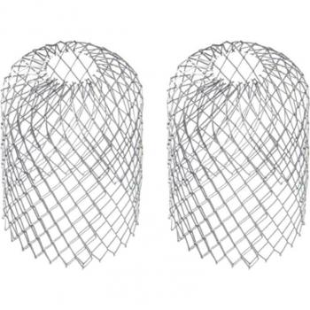2PCS Stainless Steel Gardening Gutter Guard and Strainer