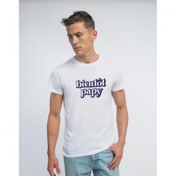 T-shirt uomo BIENTÔT PAPY S bianco