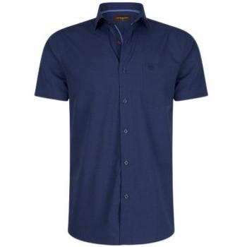 Camicia Navy Cappuccino Italia a Maniche Corte
