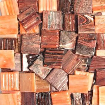 Mosaïque Artisanale Quartz 200 g – Collection Rouge