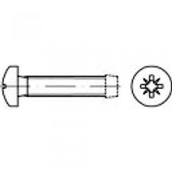 Gewindefurchende Schrauben M6 20 mm Kreuzschlitz Pozidriv DIN 7500 Stahl galvanisch TOOLCRAFT 141073