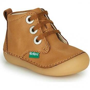 Bottines enfant Kickers SONIZA en cuir Marron