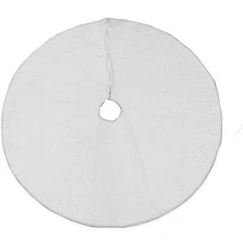 Copribase albero Natale diametro 90 cm bianco