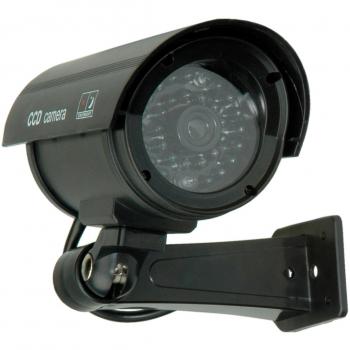 SECOMP Value Dummy Outdoor-IR‑Kamera mit LED-Leuchten