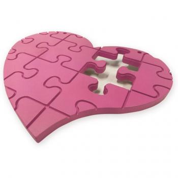 Cornice Fotografica “Puzzle Rosa”