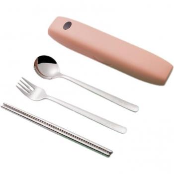 Chopsticks and Spoon Fork Set with Sterilizer