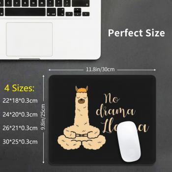 Namaste Llama Mouse Pad