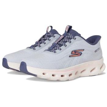 Machine Washable Skechers Go Walk Glide‑Step 2.0 Maria Women's Sneaker – Blue/Pink