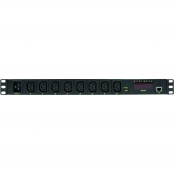 LogiLink PDU8P01 8 prese AC 1U Nero PDU