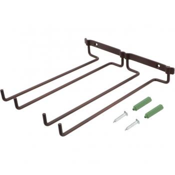 NICEYARD Hanging Wine Rack with Glass Storage