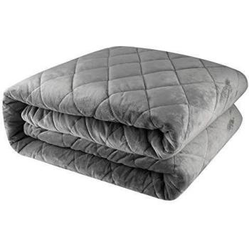 Cavailia Gaveno Heavy‑Duty Weighted Blanket with Minky Fabric
