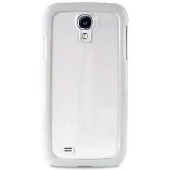 Weißes Puro Transparente Rückhülle für Galaxy S4