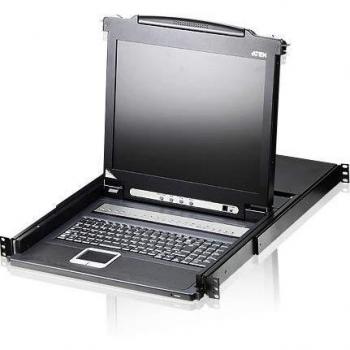 ATEN 16-Port KVM mit 17 LCD, Unterstützung für PS/2, USB, Sun