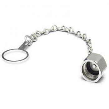 PHOENIX CONTACT PROT-M12 FS-M-CHAIN M12 Verschlusskappe, 16mm Befestigungsöse, 10 Stück