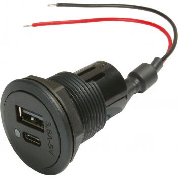 ProCar Dual USB Power Socket for EV 12-24V