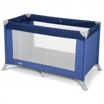 Lettino da viaggio blu Chicco Good Night per neonati e bambini dalla nascita fino a 15 kg