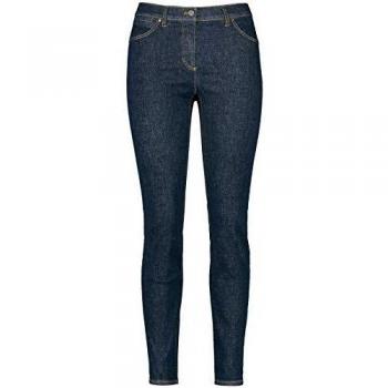 EDITION Damen Jeans, Lang, Dark Denim, Größe 38