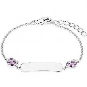 Prinzessin Lillifee Armband Silber Rosa Zirkonia 14 cm