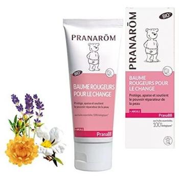 Baume change anti-rougeurs bio pranabb protège apaise et répare aux huiles essentielles bio 100ml