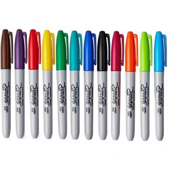 Marqueur Artistique Sanford Sharpie 1 mm, Couleur Permanente – Ensemble 8