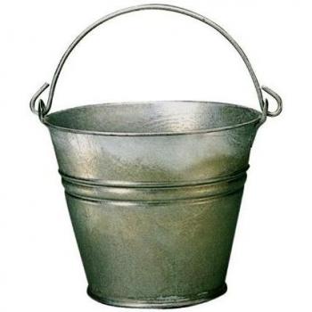 Xclou 392220 Wassereimer feuerverzinkt 11 Liter 30 cm