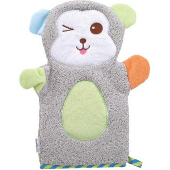 Animal-Themed Baby Bath Brush and Rubbing Towel for Kids 3-5 Years