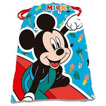 Mickey Surf Saquito Merendero Pack de 3 24X20Cm