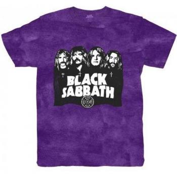 Black Sabbath Unisex Adult Band Logo T-Shirt Large Purple