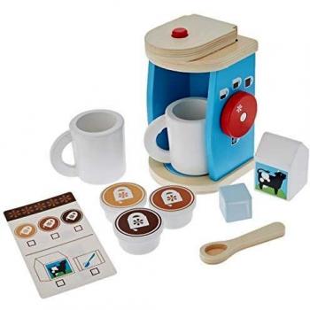 Melissa & Doug: Macchina del Caffè in Legno, 11 pezzi