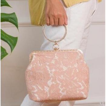 Red Lace Evening Purse