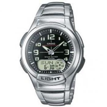 Colección Casio Aq‑180WD‑1B – Reloj Hombre Plateado