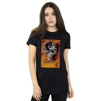 Friday the 13th Femme Jason Goes to Hell 3XL Black Boyfriend Top