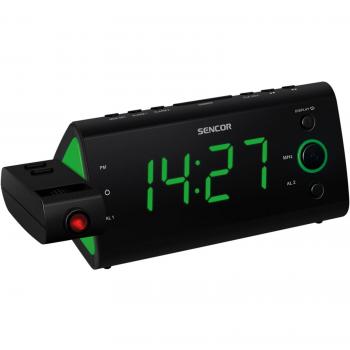 Radio-réveil Sencor avec projection d'heure