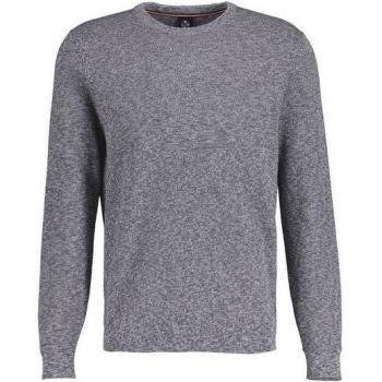 LERROS Herren-Crewneck in Grau (Graphite), XL, 100 % Baumwolle
