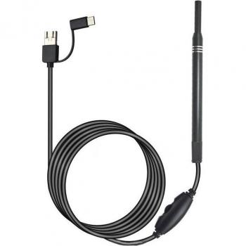 3-in-1 HD USB Otoscope Ear Cleaning Endoscope with 5.5MM Spoon A7