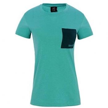 Kurzarm Damen T-Shirt Izas Dakota – Dunkel Aqua (Ceramik) – Größe XXL