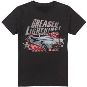 Greased Lightning T-Shirt for Men, Size M, Black