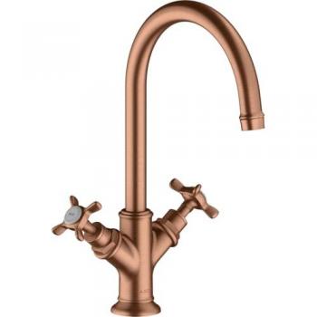 Axor Montreux Waschtischarmatur 210, Farbe: Brushed Red Gold