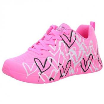 Skechers HTPK Sneaker 177977 – Damen, Pink, 38, Casual