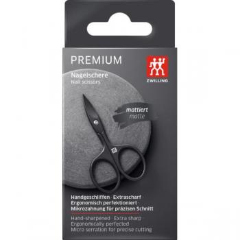 Zwilling Premium Black 9 cm Scissors for Nails and Cuticles