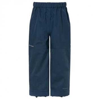 VAUDE Caprea Regenhose für Kinder – Unisex, Dunkelblau, 158/164 cm