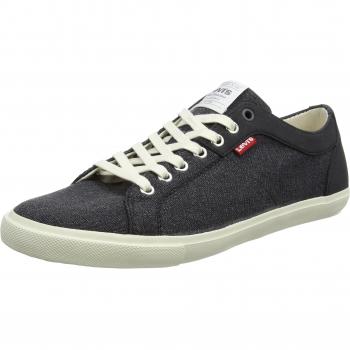 Levi's Woods, Baskets Hommes, (Noir Regular Black)