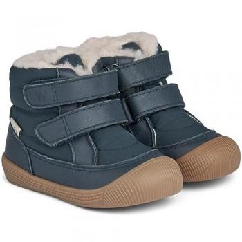DAXI WOOL TEX Fell‑Bettläuferboot für Kinder – Navy Edition