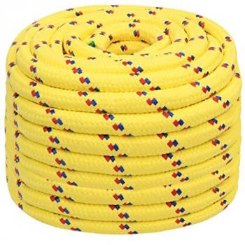 Câble d’Amarrage VidaXL – 20 mm, 100 m, Polypropylène, Couleur Jaune