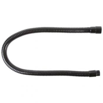Brazo extensible tipo cuello de cisne para micrófonos, largo 50 cm, tonalidad negra