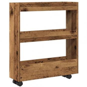 Narrow Storage Trolley 3 Tier Engineered Wood