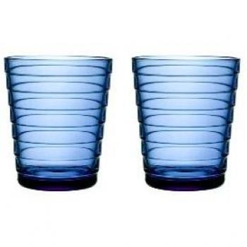 Iittala Aino Aalto Ultramarinblau Trinkglas 2er-Set 22 cl
