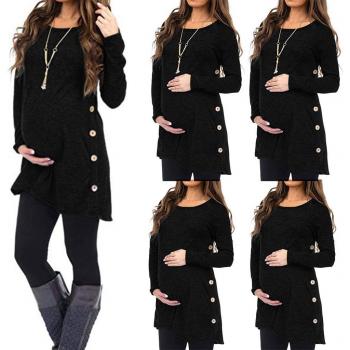 Loose Fit Maternity Long Sleeve Top