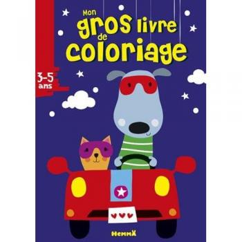 Mon gros livre de coloriage chien-chat