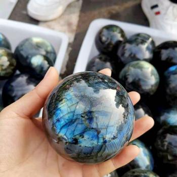 40-80mm Labradorite Gemstone Sphere